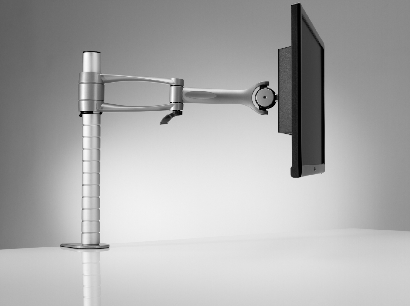 办公辅件|显示器支架|办公家具|华体（中国）家具|Wishbone 台面显示屏（立柱）支架